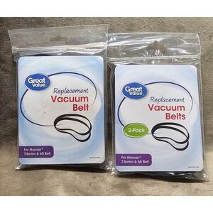 4-Pack Great Value Vacuum Belts Fits Hoover T-Series & 65 Belt 2363 -Two 2-Packs